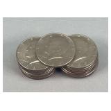 (17) Kennedy Half Dollars