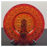 Amberina Plate