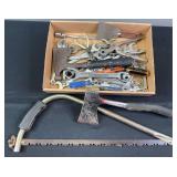 Wrenches, Hatchet, & Misc Tools