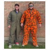 Pair of Full Body Winter Suit Coveralls 2xl