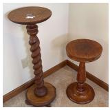 Hardwood Plant Pedestal Stands