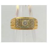 "14KS" Gold Ring Size 10