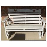 Wooden Rocking Bench