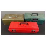 (3) Tool Boxes with Tools