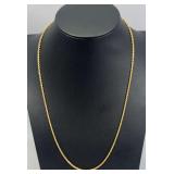 14kt Gold Rope Necklace
