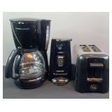 Hamilton Beach Coffee Maker, Toaster, & Farberware Electric Can Opener