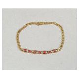 Stamped "750" Bracelet