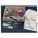 Adjustable Wrench, Vise Grips, & Assorted Tools