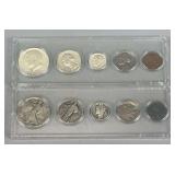 (2) Encased Silver Coin Sets
