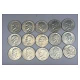 (15) Eisenhower Dollars