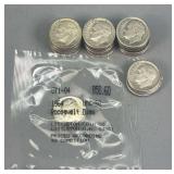 (36) Silver Roosevelt Dimes