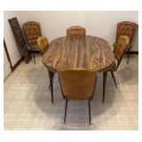 Classic Dining Set with 6 Chairs