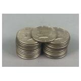 (23) Silver-Clad Kennedy Half Dollars