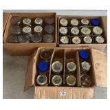 34 Clear Canning Jars