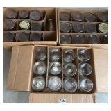 34 Clear Canning Jars
