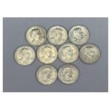(9) Susan B. Anthony Dollars