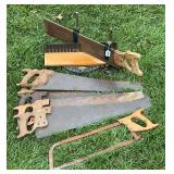 Assortment of Hand Saws