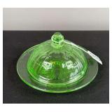 Uranium Glass Dish