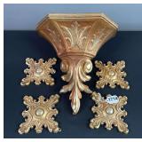 Vintage Syroco Plastic Wall Decor