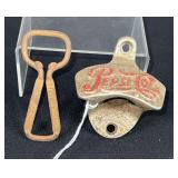 Star Pepsi Bottle Opener and Coke Bottle Opener