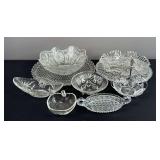 Clear Glass Candy Dishes & Serving Trays