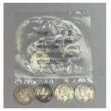 (5) Mercury Dimes