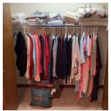 Quilts, Clothes, & Closet Contents