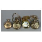 (4) Pocket Watches