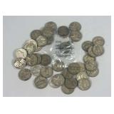 Assortment of War-Time & Misc Jefferson Nickels