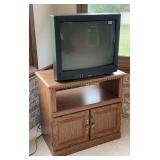 Tube TV and Stand