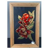Framed Painted Copper Art