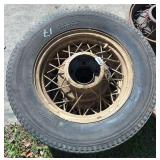 3-17” Wire Spoke Wheels and Tires
