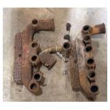 Pair of Ford model A Exhaust/Intake Manifold Sers