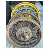 5- 21” Wire Spoke Wheels and Tires