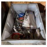 Large Tote of Automotive Parts