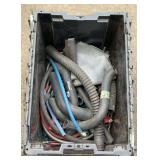 Storage Tote of Hoses & Automobile Parts