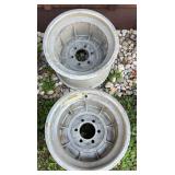 Kens Equipment 1-15”x 10” and 1-15” x 8” Aluminum Racing Wheels
