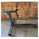 Blue Engine Stand