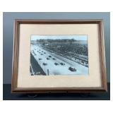 Framed Vintage Photo of Indy 500