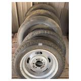 5-Assorted Tires and Wheels