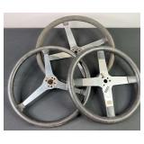 (3) Racing Steering Wheels