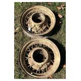 2-16” Wire Spoke Wheels