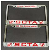 So. Cal. Timing Assoc. License Plate Cover.