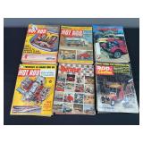 Stack of Vintage Hot Rod Magazines