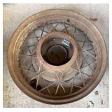 17” x 3” Wire Spoke Wheel Red