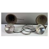 Vintage Automobile Lights with Mounting Bar