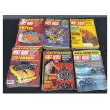 Large Stack of Retro Hot Rod Magazines