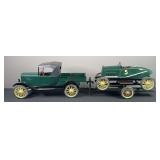 Ford Model T Roadster Pickup with Trailer & Midget Racing Car