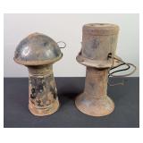 Pair of Vintage Automobile Horns
