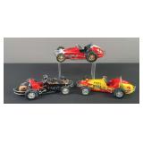 (3) Model Midget/Sprint Race Cars